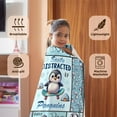thumbnail image 5 of Penguin Blanket, Penguin Gifts for Baby Penguin Lovers, Penguins Plush Quilt, Lightweight Soft Flannel Animals Throw for Bed Sofa Couch Travel Room Decor 30"X40" for Infant/Pet, 5 of 6