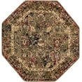 thumbnail image 2 of Rugs.com Saturn Collection Rug – 3 Ft Octagon Green Medium Rug Perfect For Living Rooms, Kitchens, Entryways, 2 of 9