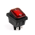 thumbnail image 2 of 1Pcs RLEIL RL2-102 Waterproof IP65 Car Rocker Switch 4Pin ON/OFF 125/250VAC Red, 2 of 6