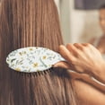 thumbnail image 4 of Floral Print Hair Brush, Botanical Garden Style Detangler with Artistic Watercolor Flower Pattern, 4 of 8