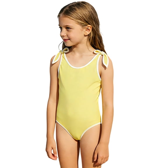 Miaoju Girls One Piece Swimsuit Age 10-12 Tummy Control Tankini for Girls Quick Dry & Stretchy Cute Floral Print Bathing Suit for Girls Swimwear Set Girl with Chest Pad