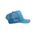 thumbnail image 4 of Top Headwear Blank Trucker Hat - Mens Trucker Hats Foam Mesh Snapback Sky Blue, 4 of 4