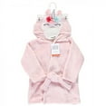 thumbnail image 2 of Hudson Baby Infant Girl Plush Pool and Beach Robe Cover-ups, Whimsical Unicorn, 6-12 Months, 2 of 2