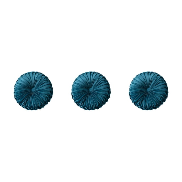 Redempat Comfortable And Soft Throw Pillow For Decorative Touch Simple Polyester Decorative Cushion sea blue 35CM 3Set