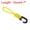 Yellow, variant on Uxcell Badge Lanyard 18.8 Inch, Necklace Keychain Cord Metal Clasp Hook Ring Strap for Keys, Black White