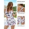 thumbnail image 6 of Summer Mae Women's Swimwear One Piece Slimming Skirt Tummy Control Swimdress Bathing Suit, 6 of 7