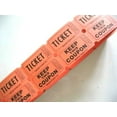 thumbnail image 5 of Raffle Tickets 400 Double Stub 50/50 Keep This Coupon Festival 50 of each color, 5 of 10