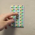 thumbnail image 3 of Ice Cream Cones Pattern Plastic Wall Decor Toggle Light Switch Plate Cover, 3 of 4