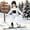 White, variant on FSYBOA Girls Bib Snow Pants Size 10-12T, Windproof Multi Pocket Insulated Waterproof Kids Ski Pants Army Green