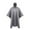 Grey, variant on MIASHUI Rain Ponchos for Adults Drawstring Hood Rain Poncho Emergency Raincoats Waterproof,Black,One Size
