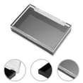 thumbnail image 3 of Unique Bargains 1 Pc Single Layer Rectangular Nail Storage Box Black Plastic, 3 of 5