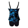thumbnail image 5 of Tankini Swimsuits for Women Two Piece Floral Print Top with Boyshort Bottom Full Coverage Bathing Suit Modest Swimwear for Beach Pool Vacation, 5 of 5