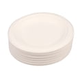 thumbnail image 4 of TAILTOSS 100PCS Bagasse Disposable Plates for Wedding Celebrations White, 4 of 7