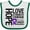 White and Green, variant on Inktastic Pancreatic Cancer Hope Love Strength Boys or Girls Baby Bib