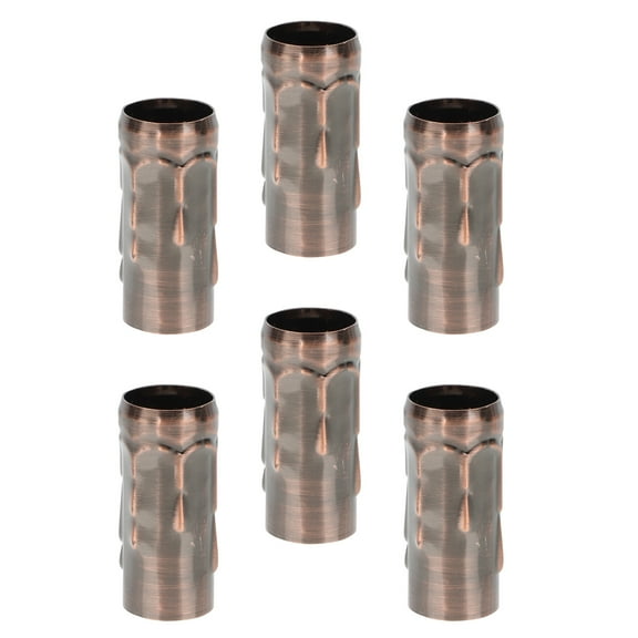 6 Pcs Candle Sleeves for Chandeliers Tear Hanging Light Tube Retro Parts