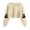 Khaki, variant on Certgust Sweatshirt Women Under $10 Womens Crop Sweatshirt Fall Halloween Long Sleeve Pullover Season Sweatshirt Cropped Style