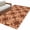 Orange, variant on Rectangle Area Rugs 4 x 6 Ft, Orange Brown Flowers Non-Slip Residential Carpet, Farmhouse Retro Abstract Floral Indoor Crawling Mats Runner Rugs for Living Room/Dining Room/Bedroom