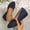 Navy, variant on Miluxas Women Pumps Low Chunky Rounded Toe Heels Healed Dress Pumps Elegant Wedges Working Shoes Navy 9.5(43)