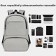thumbnail image 4 of Mochila De Gran Capacidad Con Puerto De Carga Usb Para Almuerzo Y Laptop 15.6in (mochila Escolar,mochila Para Laptop), 4 of 8