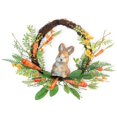 thumbnail image 1 of Boston International WDC20046 Baxter Bunny & Carrot Wreath, 1 of 1