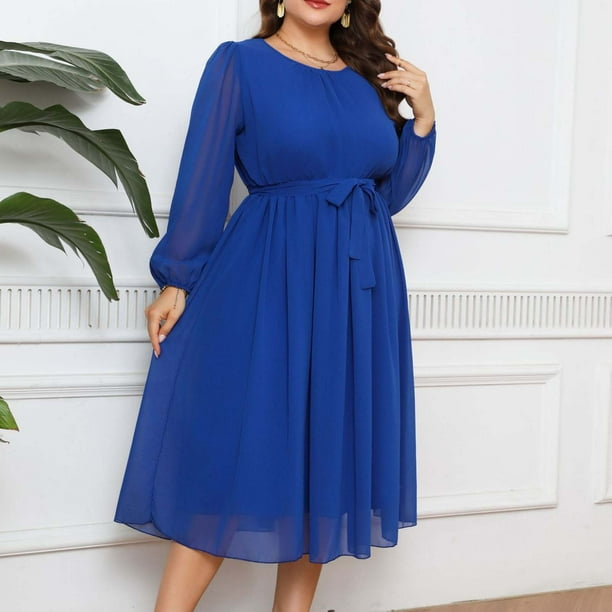 dusty blue casual dress Dusty Blue Bridesmaid Dresses Knee Length Modest & Gowns