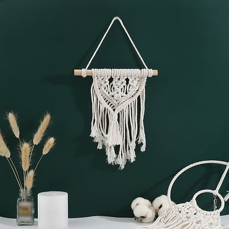 

Jrocdr Fashion Wall Hanging Woven Wall Hanging Modern Bohemian Tapestry Boho Room Decor For Bedroom Home Decor Teal Garland Beads Acrylic Beads Garland Chandelier Pencil Ornament Set