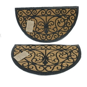 Half Moon Rubber Entrance Front Floor Door Mat Doormat Indoor
