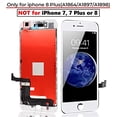 thumbnail image 2 of for iPhone 8 Plus Screen Replacement White 5.5 Inch, Diykitpl 3D Touch LCD Digitizer Display for iPhone 8 Plus, with Repair Tools Kit for A1864,A1897,, 2 of 6