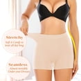 thumbnail image 3 of Womens Seamless Shaping Boyshorts Panties Tummy Control Underwear Slimming Shapewear Shorts, 3 of 6