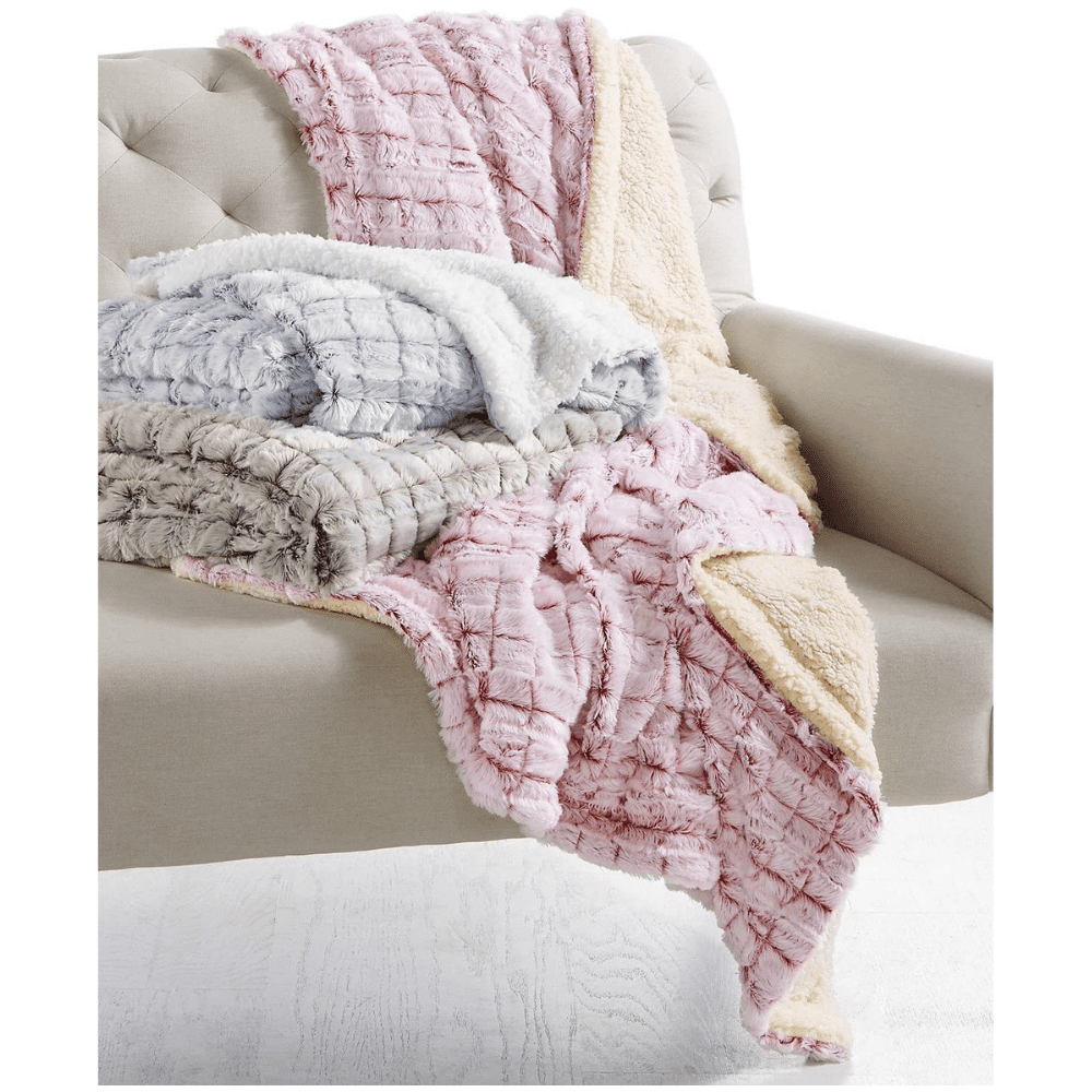 Royal luxe luxury micromink sherpa throw hot sale