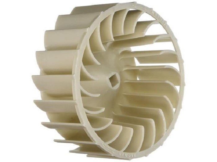 Dryer Blower Wheel Replacement 697772 - Fits Whirlpool, Maytag & More, 20 Fins, 7-9/16" X 3", With Alternate Part Numbers