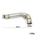 thumbnail image 2 of Motorcycle Exhaust Pipe Modified Stainless Steel Middle Link Pipe Accessories For CBR600RR 2005 2006-2018, 2 of 7