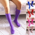 thumbnail image 2 of 1 Pair Candy Color Anti-slip Smooth Men Socks Knee High Invisible Seamless Tube Socks, 2 of 11