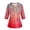 Red, variant on Comfort Fit Scrubs Women's Scrub Top Plus Size Stretchy V-Neck Scrub Shirts with 2 Pockets Dressy Casual Floral Print Nursing Uniforms