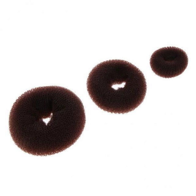 3x de Tamaño Pequeño Y Mediano para Bollos, Moño, Moño, Fabricante de Bollos para Donuts, para Cabello, para Cabello, Fabricante de Moños 3 piezas