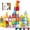 104PCS, variant on 32PCS Magnetic Tiles Rainbow Builder Set STEM Construction Kit