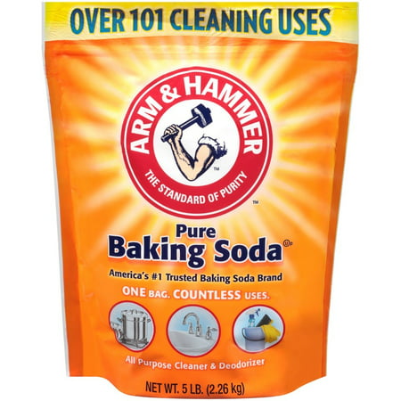 (2 Pack) Arm & Hammer Pure Baking Soda, 5 lb (Best Herbal Health Baking Soda)