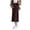 Coffee, variant on Maternity Skirt Classic Solid Maxi Skirts for Women Casual High Waisted Pencil Skirt Plus Size Loose Comfortable Pregnancy Long Skirts M-XL,Beige
