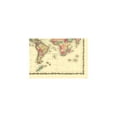 thumbnail image 2 of Historic Map - Mercator Projection - Johnson - Vintage Wall Art, 2 of 4