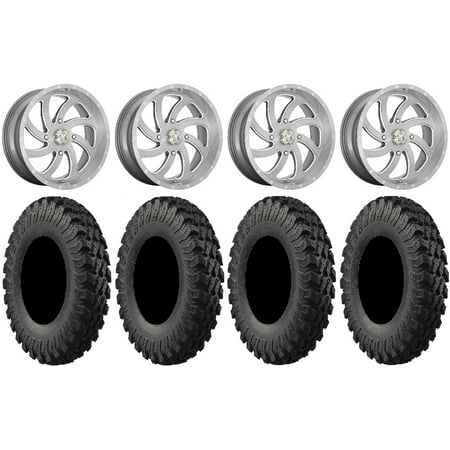 MSA Titanium Switch 18 UTV Wheels 35 MotoRally Tires Can-Am Maverick X3 / Honda Pioneer 1000 / Talon MSA Titanium Switch 18 UTV Wheels 35 MotoRally Tires Can-Am Maverick X3 / Honda Pioneer 1000 / Talon