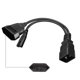 thumbnail image 4 of C20 To C7 + Eu4.0mm Y Splitter Power Plug Cord Single Iec 320 C20 Male To C7, 4 of 5