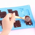 thumbnail image 5 of Paquete de 2 moldes de chocolate de vaca, molde para pasteles de ganado lechero, molde de silicona para dulces, fondant, galletas, molde para hornear, barras de loción de jabón, molde de arcilla polim, 5 of 5