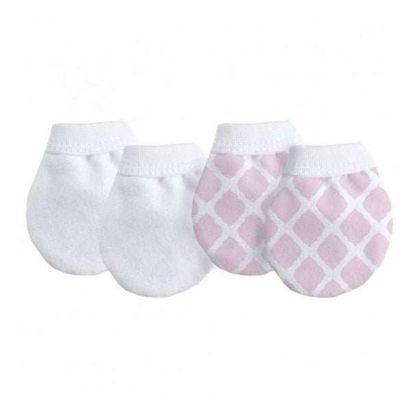 Kushies Mitaines Flanelle No Scratch - Fille