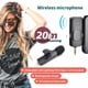 thumbnail image 3 of Kit de Vlogging para iPhone, Kit de inicio de YouTube, soporte para teléfono para grabación de vídeo, kit de cámara Vlogging con trípode doble/luz RGB/micrófono inalámbrico/CPL ens/control remoto, 3 of 5