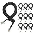 thumbnail image 1 of Shisuyan 10pcs Telephone Cords Phone Cord Phone Cable Coiled Telephone Telephone Receiver Cord, 1 of 1