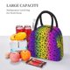 thumbnail image 5 of Fotbe Animal Paw Rainbow Bolsa de Almuerzo con Estampado, Lonchera Aislada, Contenedor de Comida Reutilizable Tipo Cooler a Prueba de Fugas, 5 of 6