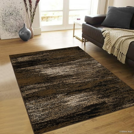- Chocolate AllStar Modern. Contemporary Woven Area Rug. Drop-Stitch Weave Technique. Carved Effect. Vivid Pop Colors (5' x 6' 11