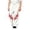 White, variant on Y2k Baggy Sweatpants Boy and Girls Gothic Graphic Elastic Waist Wide Leg Track Pants Drawstring Athletic Joggers with Pockets