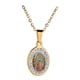 thumbnail image 4 of 6 Collares Con Colgante De María, Elegante Colgante Con Dije De María Para Mujeres Y Hombres, Dorado, 4 of 8