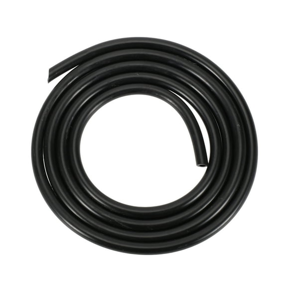 Unique Bargains Petrol Fuel Line 3.28ftx1/9"(2.5mm)/1/5"(5mm) Gas Line Pipe Hose PVC Black